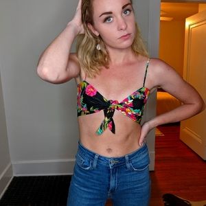 Floral hawaiian top